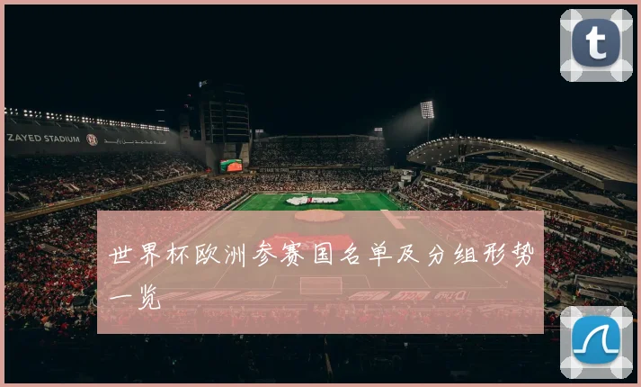 世界杯欧洲参赛国名单及分组形势一览
